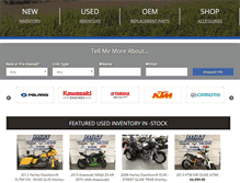 Tablet Screenshot of marionvillepowersports.com